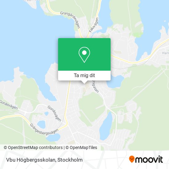 Vbu Högbergsskolan karta