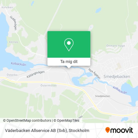 Väderbacken Allservice AB (Svb) karta