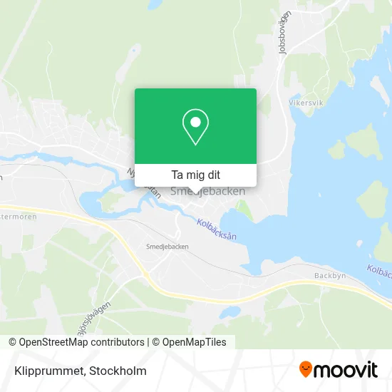 Klipprummet karta