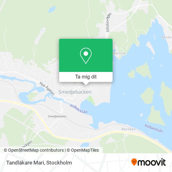 Tandläkare Mari karta