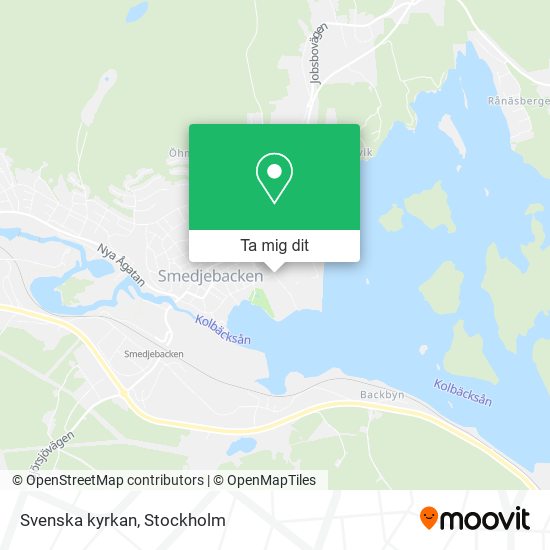 Svenska kyrkan karta