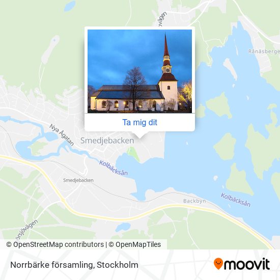 Norrbärke församling karta