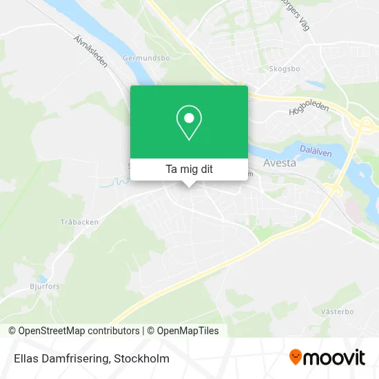 Ellas Damfrisering karta