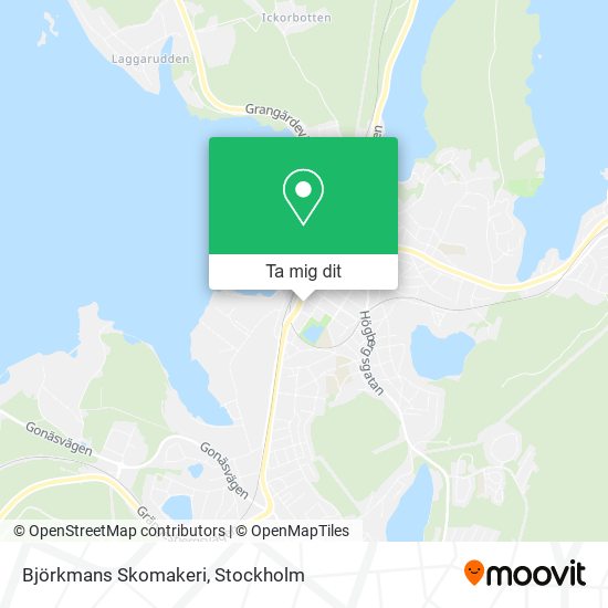 Björkmans Skomakeri karta
