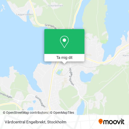 Vårdcentral Engelbrekt karta