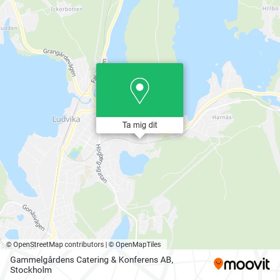 Gammelgårdens Catering & Konferens AB karta