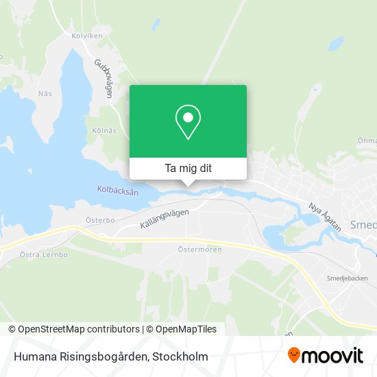 Humana Risingsbogården karta