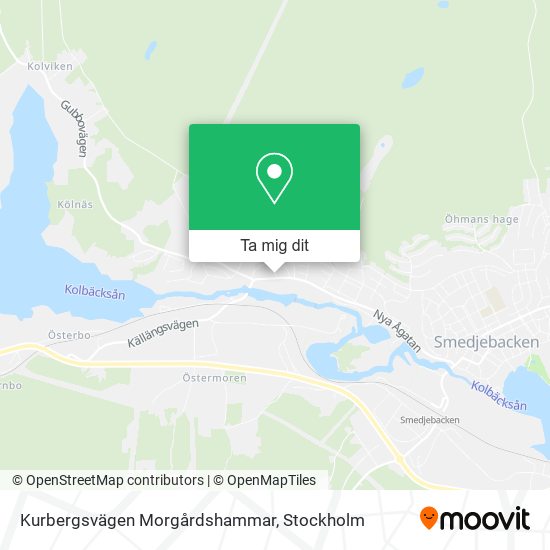 Kurbergsvägen Morgårdshammar karta