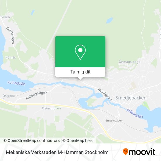 Mekaniska Verkstaden M-Hammar karta