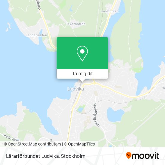 Lärarförbundet Ludvika karta