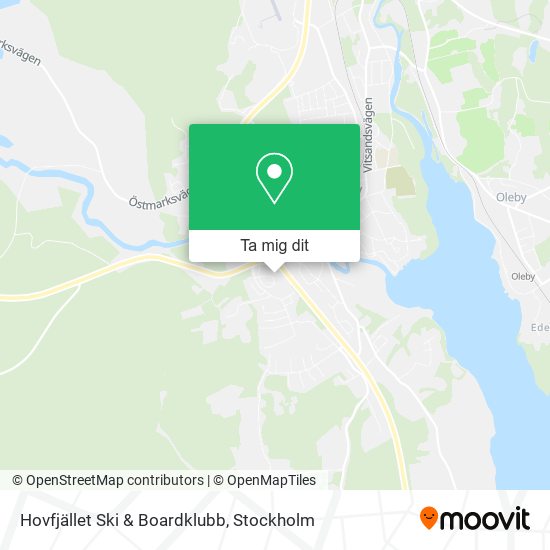 Hovfjället Ski & Boardklubb karta