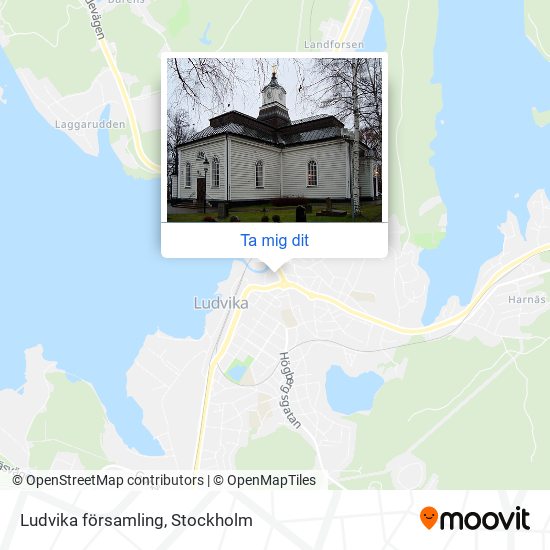 Ludvika församling karta