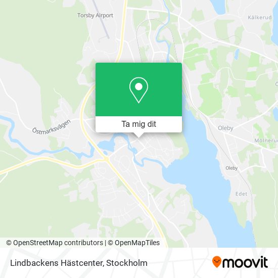 Lindbackens Hästcenter karta