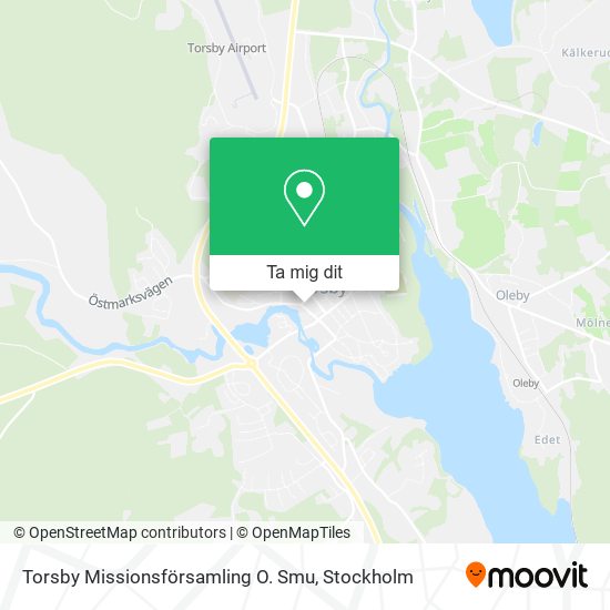 Torsby Missionsförsamling O. Smu karta