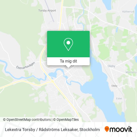 Lekextra Torsby / Rådströms Leksaker karta