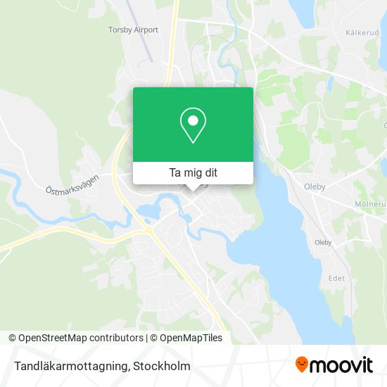 Tandläkarmottagning karta