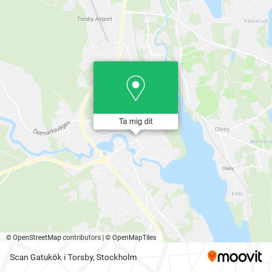 Scan Gatukök i Torsby karta