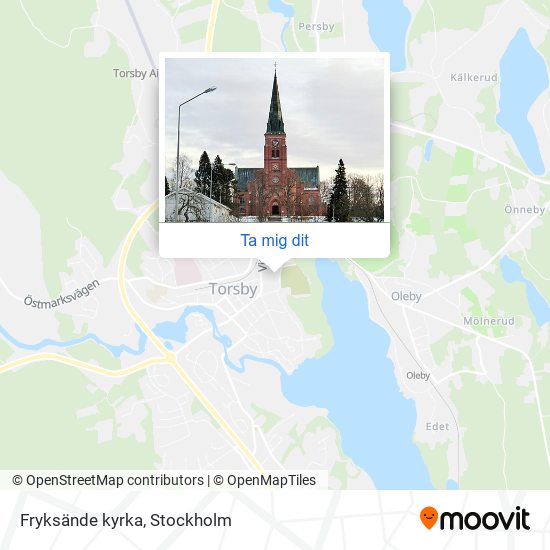 Fryksände kyrka karta