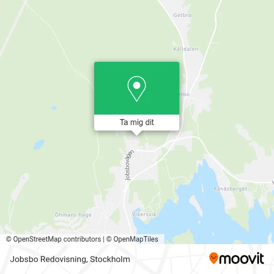 Jobsbo Redovisning karta