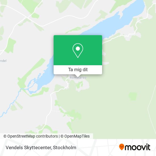 Vendels Skyttecenter karta