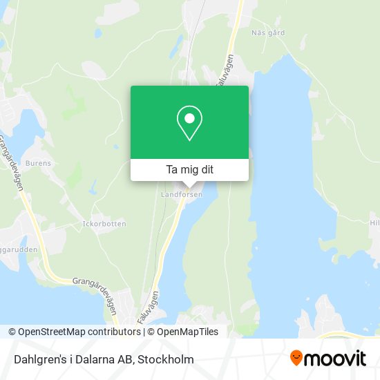 Dahlgren's i Dalarna AB karta