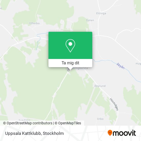 Uppsala Kattklubb karta