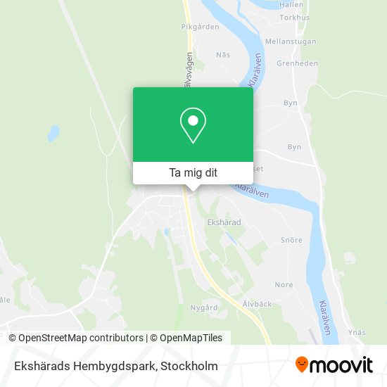 Ekshärads Hembygdspark karta