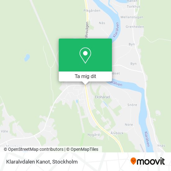 Klaralvdalen Kanot karta