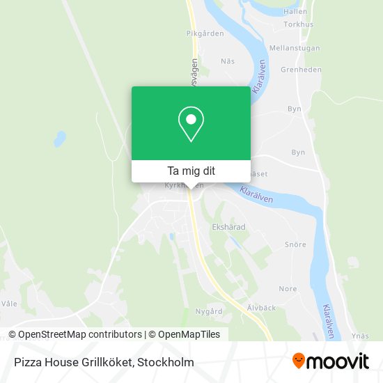 Pizza House Grillköket karta