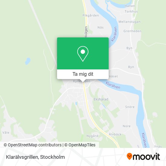 Klarälvsgrillen karta