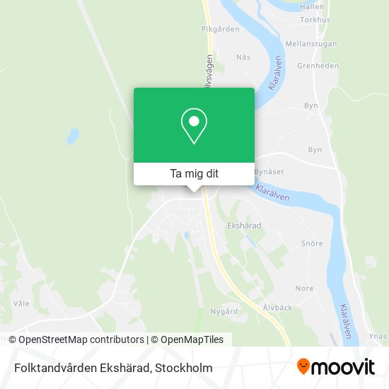 Folktandvården Ekshärad karta