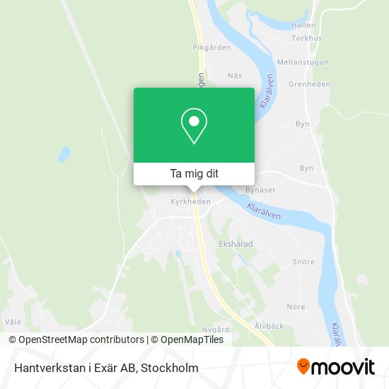 Hantverkstan i Exär AB karta