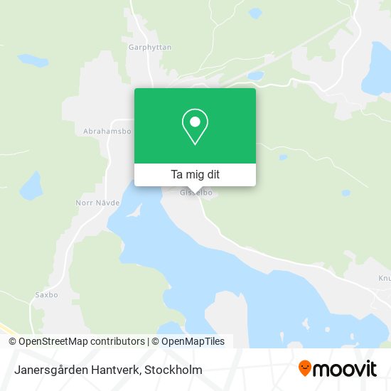 Janersgården Hantverk karta