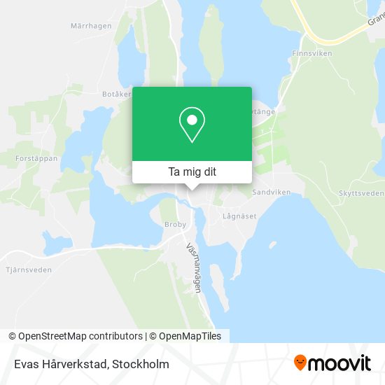 Evas Hårverkstad karta