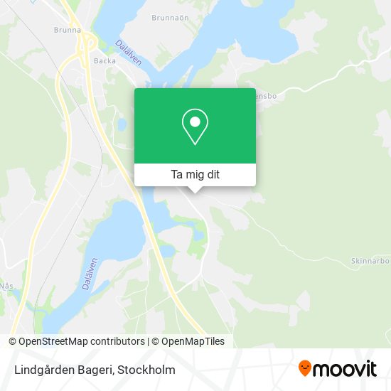 Lindgården Bageri karta
