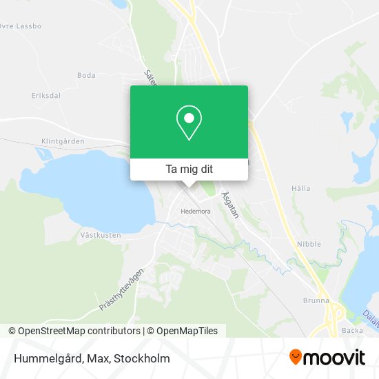 Hummelgård, Max karta