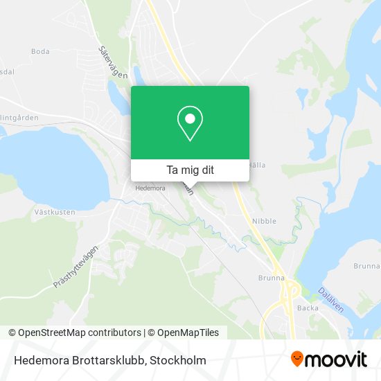 Hedemora Brottarsklubb karta
