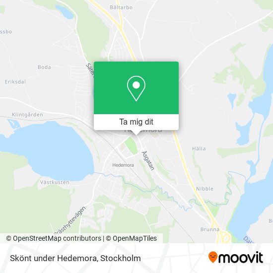 Skönt under Hedemora karta