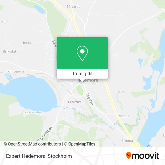 Expert Hedemora karta