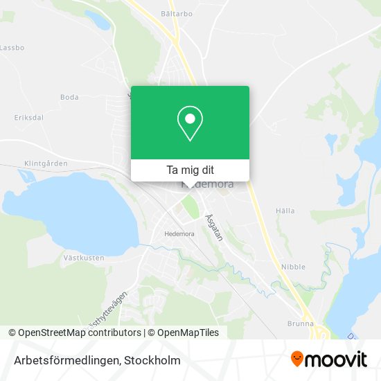 Arbetsförmedlingen karta