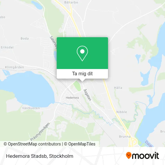 Hedemora Stadsb karta