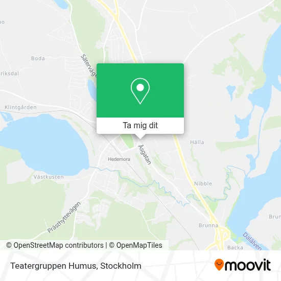 Teatergruppen Humus karta
