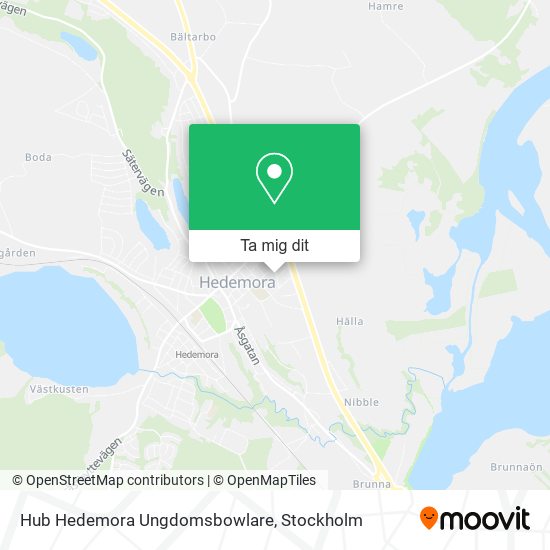 Hub Hedemora Ungdomsbowlare karta