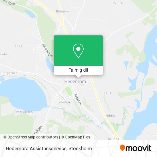 Hedemora Assistansservice karta