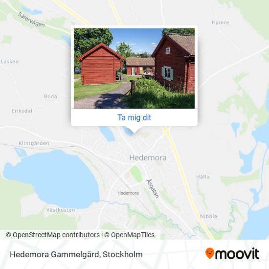 Hedemora Gammelgård karta