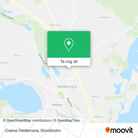 Cramo Hedemora karta