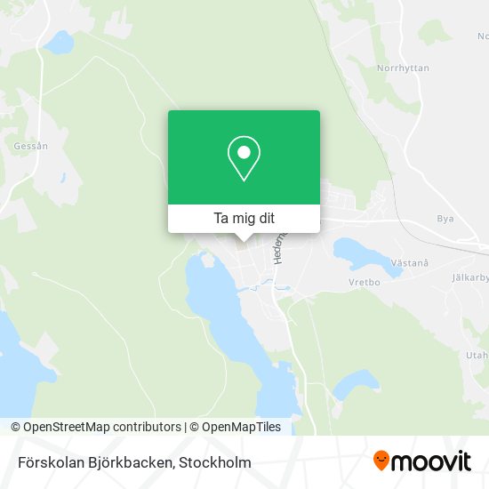 Förskolan Björkbacken karta