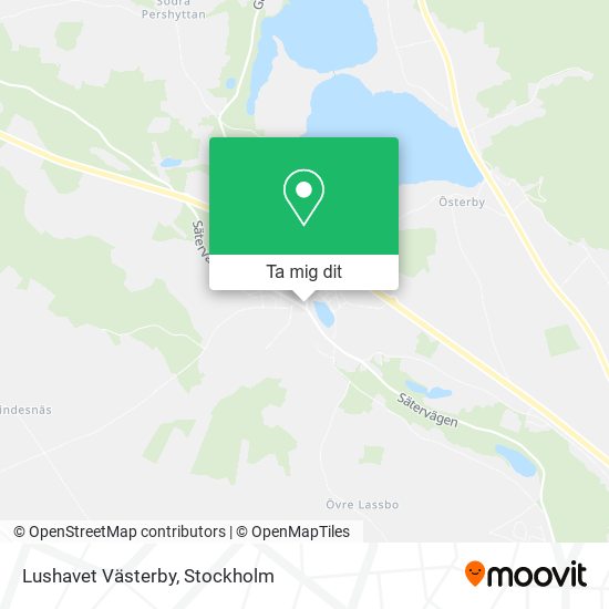 Lushavet Västerby karta