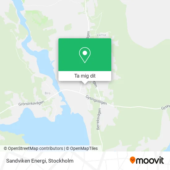 Sandviken Energi karta