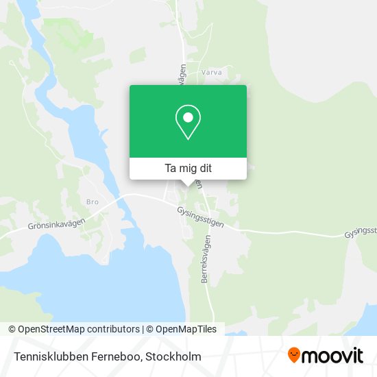 Tennisklubben Ferneboo karta
